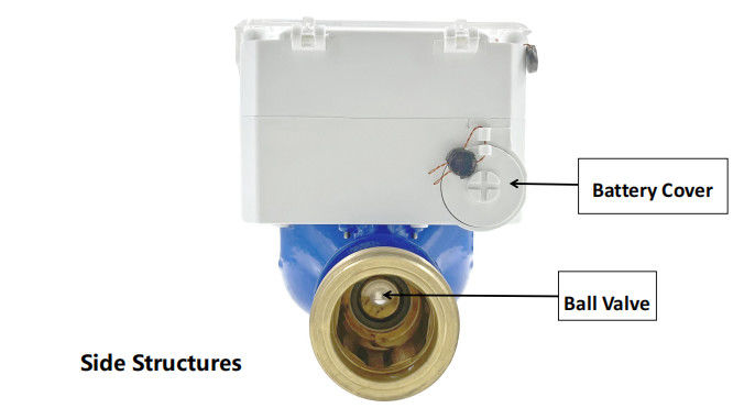 Zakres temperatur od -10 do 55 stopni Celsjusza Przemysłowy wodomierz przepływu Tryb przedpłaty Rozwiązanie pomiaru przepływu dla przemysłu