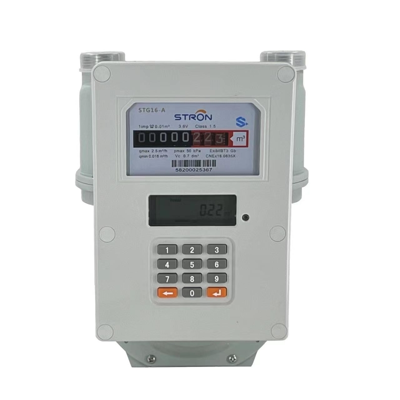 G1.6/G2.5/G4 LORA Komunikacja LPG Domowy STS Inteligentny elektroniczny licznik gazu przedpłacony