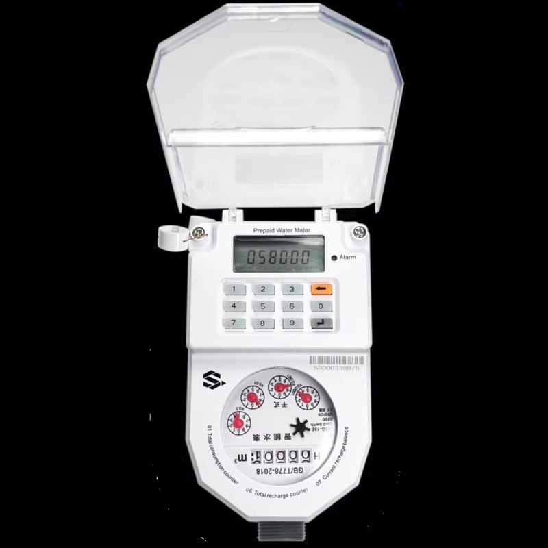 STS Standard Prepaid Water Meter with 2.5/4/6.3 m³/h Flow Rate 99999m³ Measurement Range and 2 Years Warranty