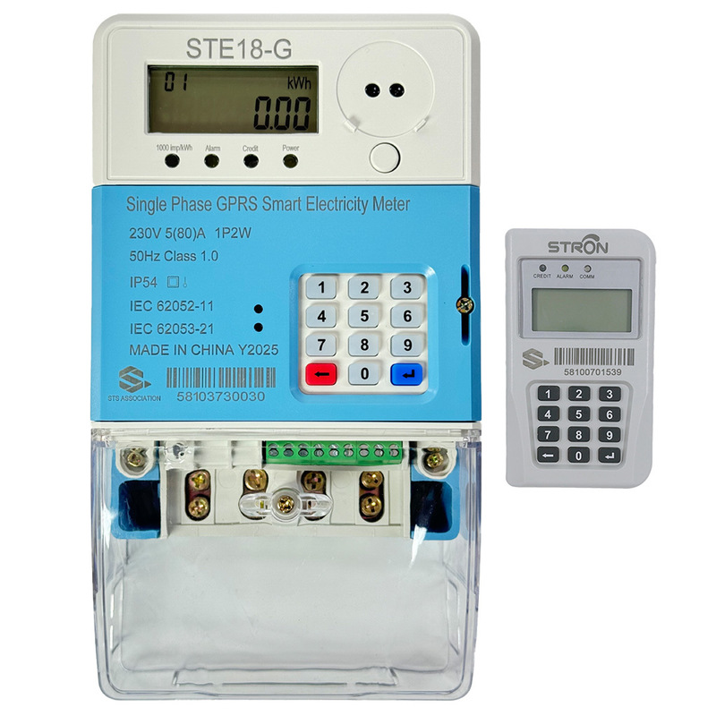 STS Single Electricity Prepaid GPRS Meter Inteligentny sposób monitorowania i kontroli zużycia energii