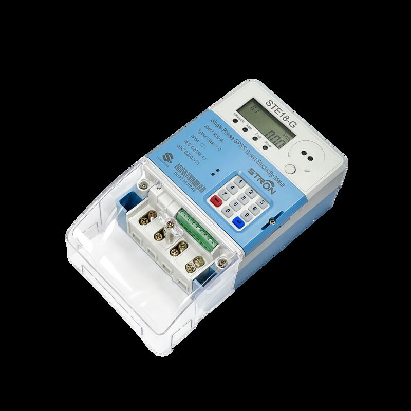 Single Phase Prepaid Electricity Meter 4G Smart Energy Meter Prepaid Money/Remain Energy Use Out Automatically Switch Off