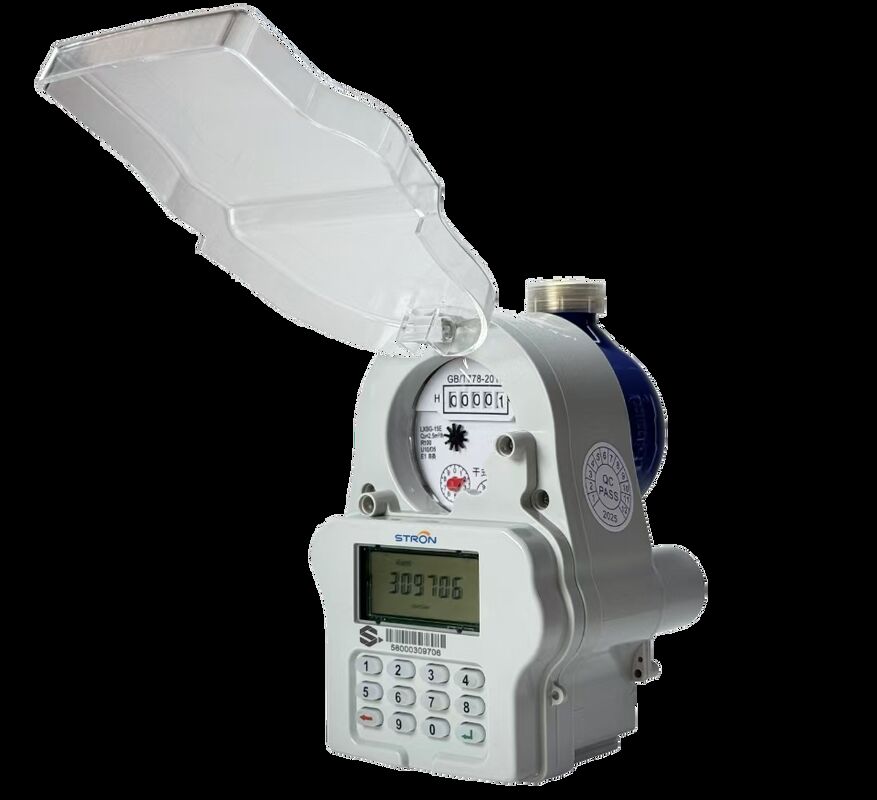 STRW240‐A STS Klawiszowy przedpłacony licznik wody DN15‐DN25 mosiądz IP68 LoRa‐RF Remote Reading Anti‐Tamper dla wody użytkowanej w gospodarstwach domowych