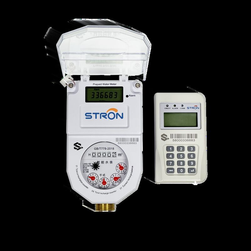 Stron Smart STS Prepaid Water Meter dla Afryki - zgodny ze standardami STS, ciało miedziane, alarm o niskim przepływie