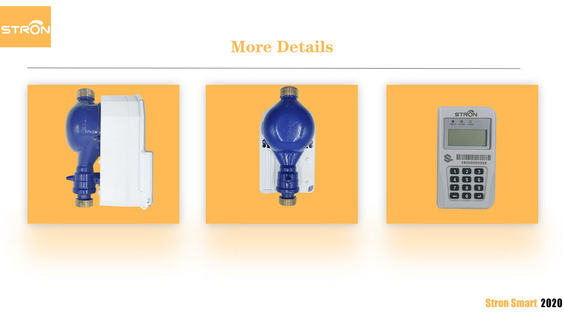 Zintegrowany inteligentny wodomierz z klawiaturą STS, ochroną IP68 i rozmiarem DN15 do precyzyjnego pomiaru przepływu wody