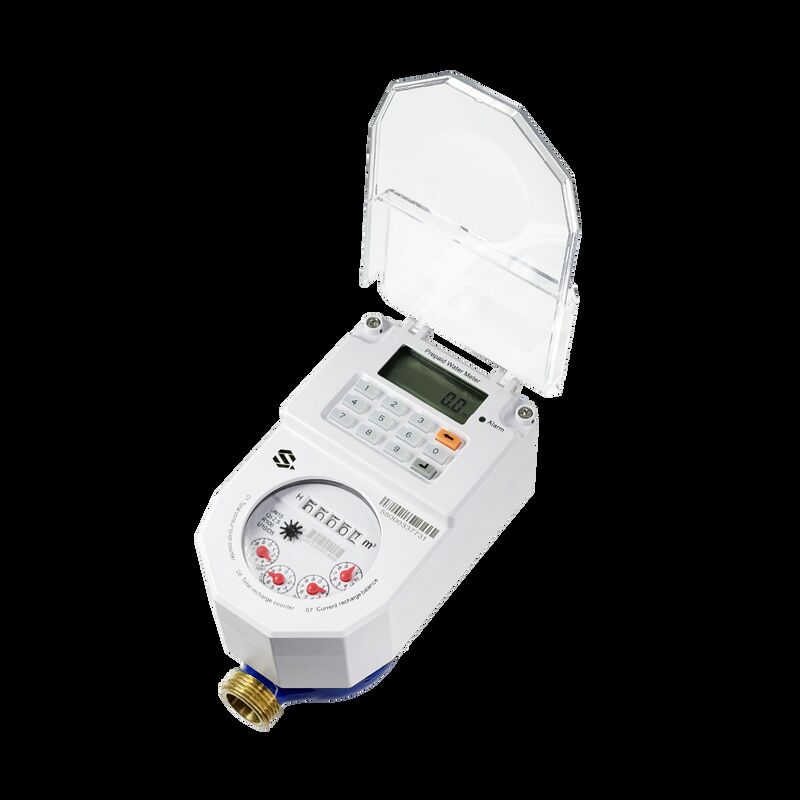 Temperatura 0°C-50°C Inteligentny wodomierz Metalowa konstrukcja Precyzyjny pomiar do zastosowań przemysłowych i komercyjnych