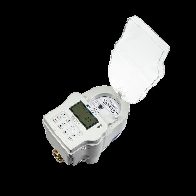 STRW240‐A STS Klawiszowy przedpłacony licznik wody DN15‐DN25 mosiądz IP68 LoRa‐RF Remote Reading Anti‐Tamper dla wody użytkowanej w gospodarstwach domowych