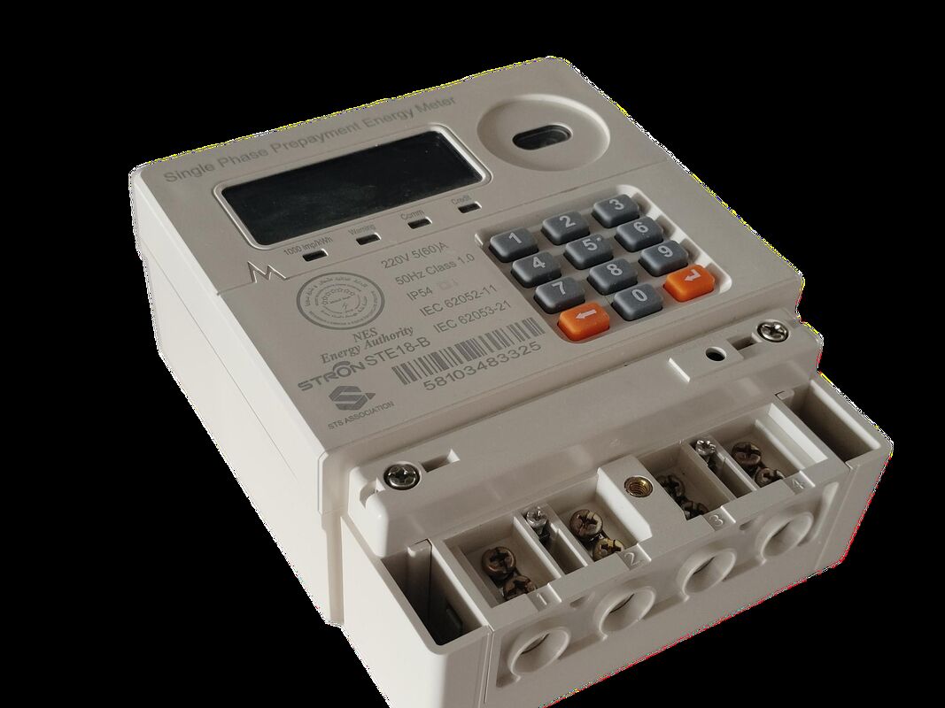 Wypłacone z góry rodzaju tokenów inteligentny przedpłacony licznik energii elektrycznej zintegrowany z nieograniczoną pojemnością i Stronpay Vending Software wspierający energię