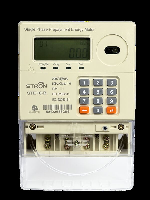 Inteligentny licznik energii elektrycznej przedpłacony obsługujący wiele metod płatności i konfigurację zdalną w celu zwiększenia doświadczenia użytkownika