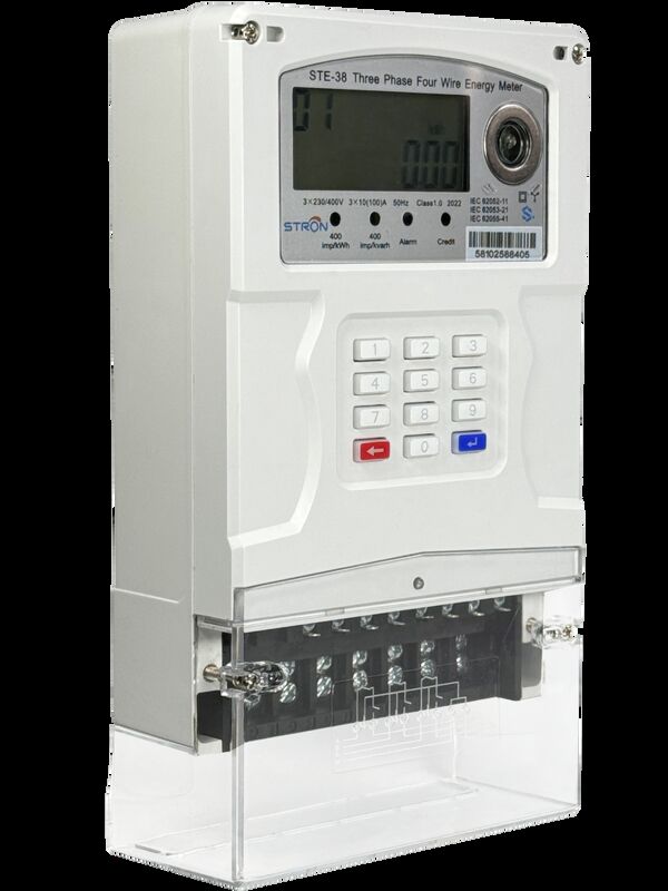 STE38-A Urządzenie do testowania liczników energii elektrycznej z zabezpieczeniem antysabotażowym, zaprojektowane zgodnie z normami IEC 62052-11, IEC 62053-21 i do weryfikacji liczników