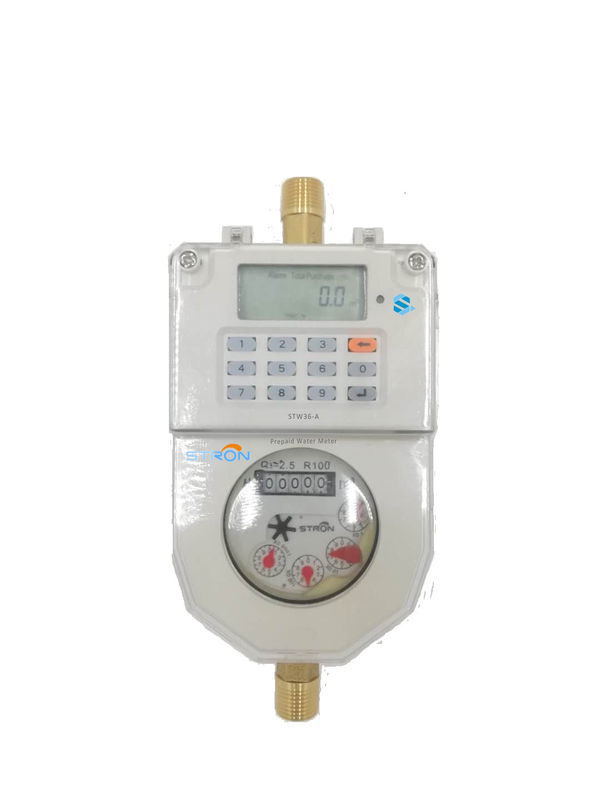 STW36-A DN15 Stron STS Standardowa klawiatura TOKEN Recharge Prepaid Brass Water Meter Hotsale