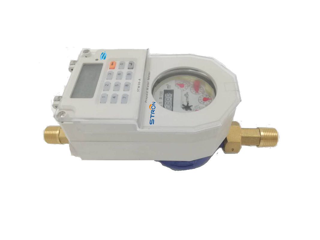 STW36-A DN15 Stron STS Standardowa klawiatura TOKEN Recharge Prepaid Brass Water Meter Hotsale