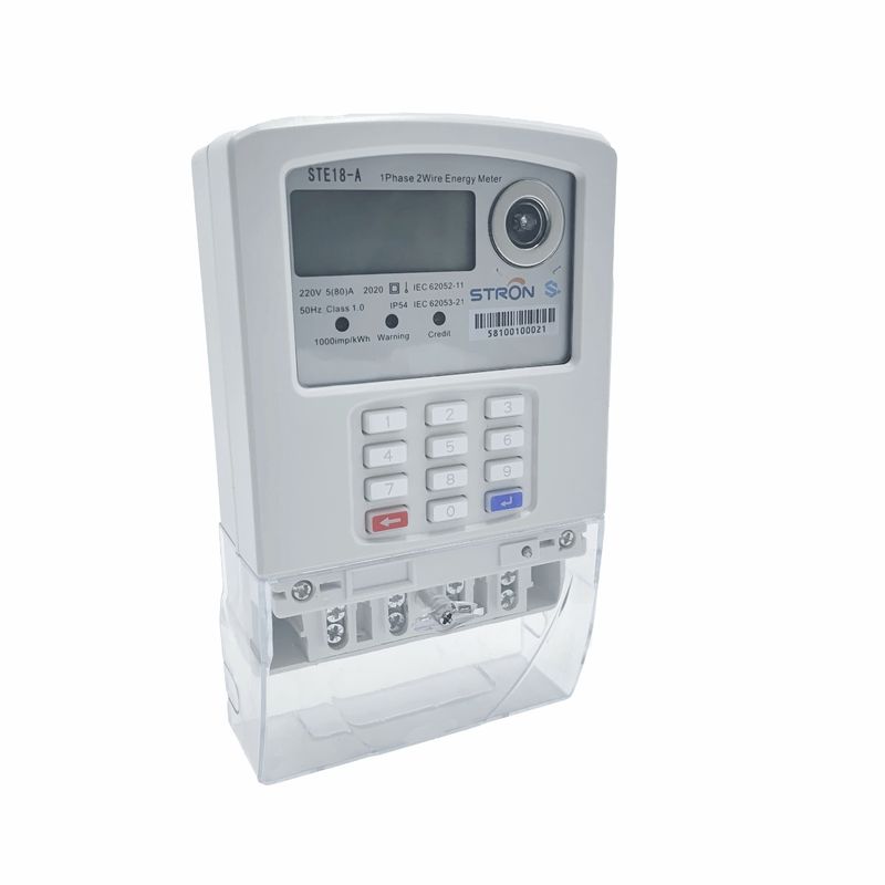 Smart Keypad Prepaid Jednofazowy licznik energii elektrycznej z systemem AMI i niezależną platformą do sprzedaży