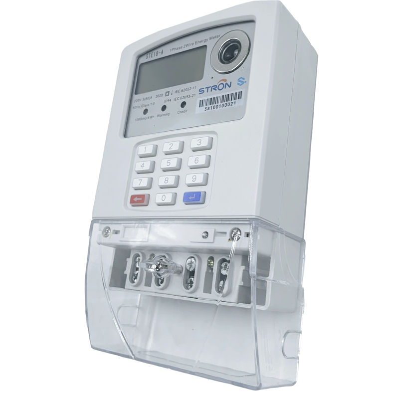 Smart Keypad Prepaid Jednofazowy licznik energii elektrycznej z systemem AMI i niezależną platformą do sprzedaży