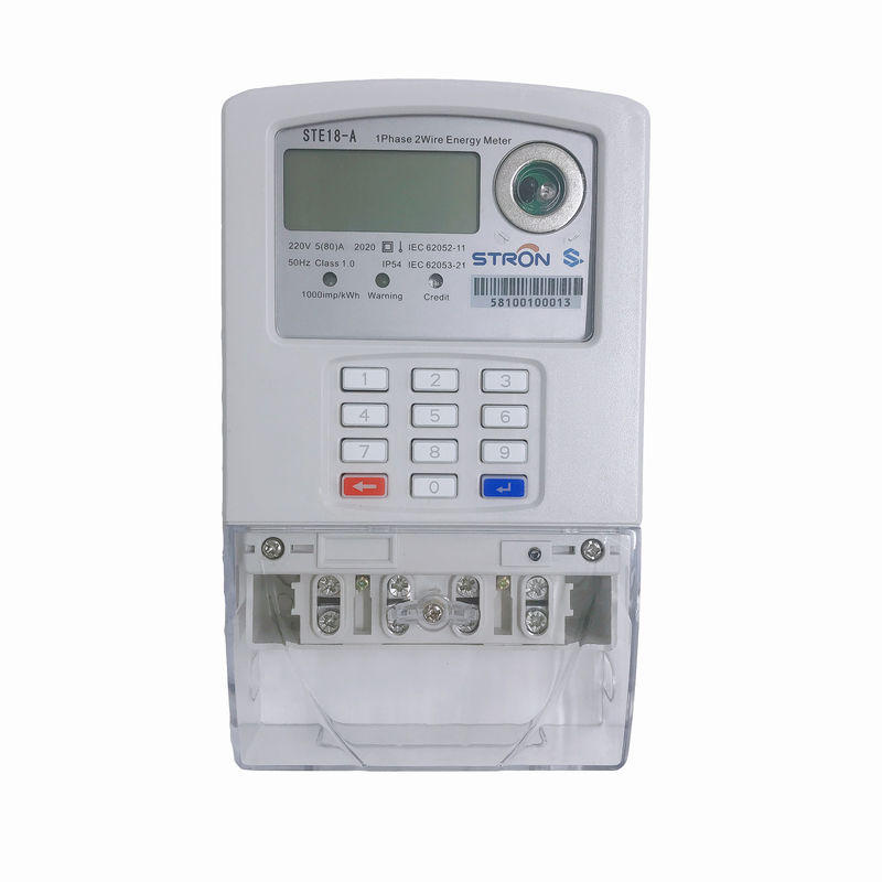 Jednofazowy inteligentny licznik energii STS Standard Prepaid Split Keypad z modułem LORA-RF