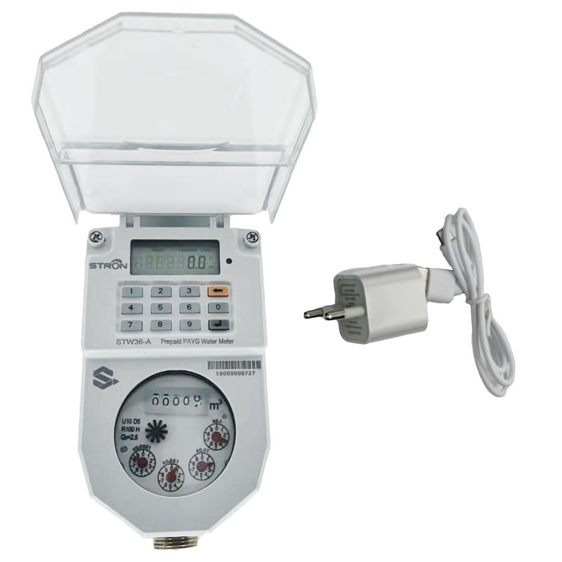 STS Standardowa klawiatura typu Prepaid smart wodomierz