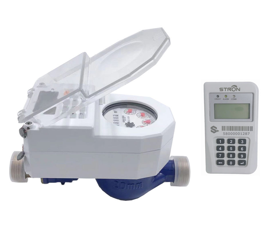 Prepaid / Postpaid Inteligentny elektroniczny wodomierz z zaworem zwrotnym