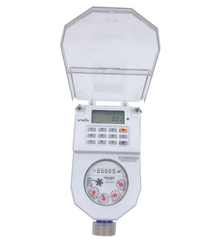 Prepaid / Postpaid Inteligentny elektroniczny wodomierz z zaworem zwrotnym