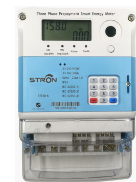 Przedpłacona klawiatura dzielona LORA RF Jednofazowy inteligentny licznik energii elektrycznej z CIU