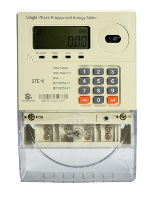 Licznik energii elektrycznej Inteligentny licznik energii elektrycznej 50-60Hz Częstotliwość nominalna z obsługą płatności mobilnych i zasilaniem AC/DC Inteligentny design
