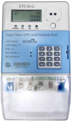 Inteligentne przedpłacone mierniki energii elektrycznej wzmacniające firmy z inteligentnym zarządzaniem energią GPRS STS Miernik przedpłacony jednokazowy inteligentna płatność mobilna z zaawansowaną technologią mobilną