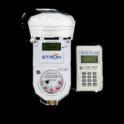 Stron Smart STS Prepaid Water Meter dla Afryki - zgodny ze standardami STS, ciało miedziane, alarm o niskim przepływie