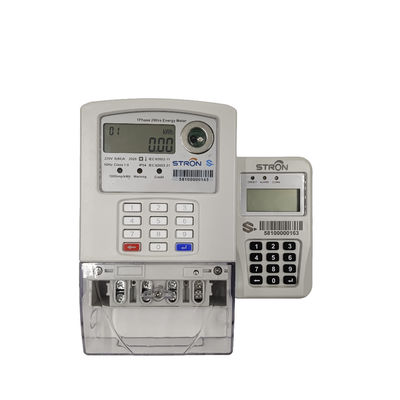 Split Keypad Jednofazowy przedpłacony licznik energii elektrycznej