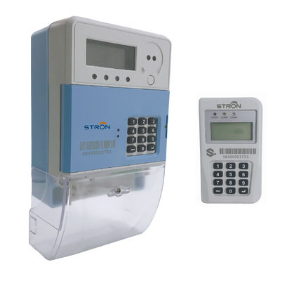Jednofazowy miernik kWh ISO 9001, inteligentny miernik przedpłaconej mocy 80 mA